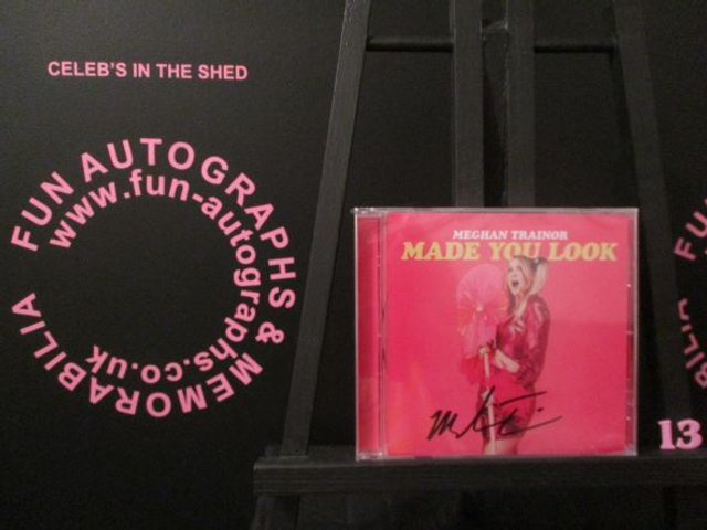 Meghan Trainor - 'Made You Look' Authentic Autographed Single Cover (13)