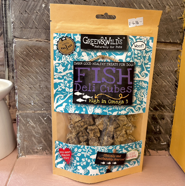 Green & Wild's Fish Deli Cubes 75g