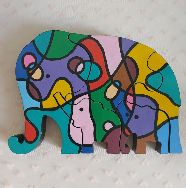 Puzzle éléphant 