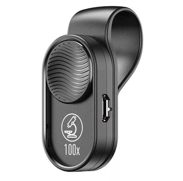 Apexel Lente macro 100x Smartphone. Osservazione Tricomi