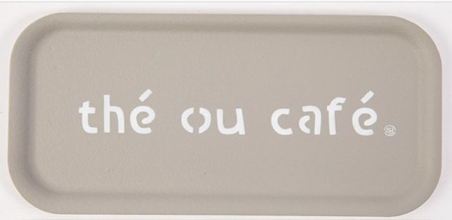 Plateau en liège : thé ou café 