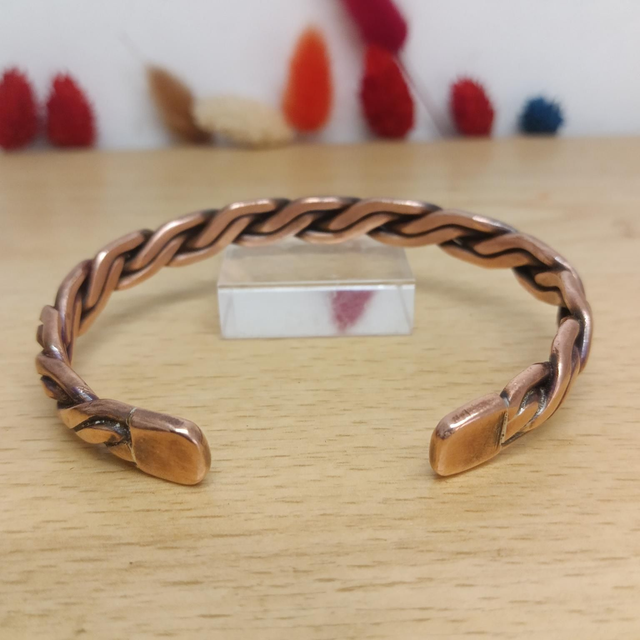 Bracelet en cuivre pur, anti inflammatoire et style