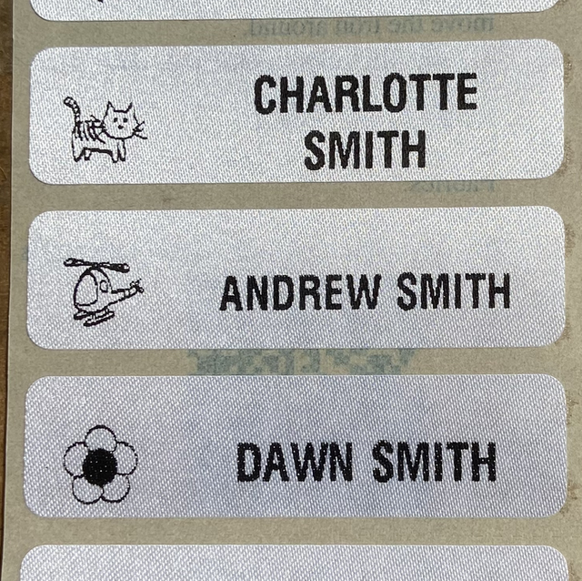 Holy Trinity Name labels