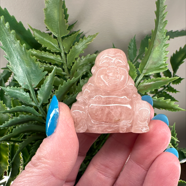 Rose Quartz Buddha
