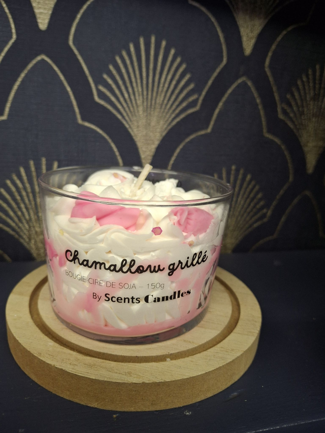 Bougie gourmande Chamallow Grillé