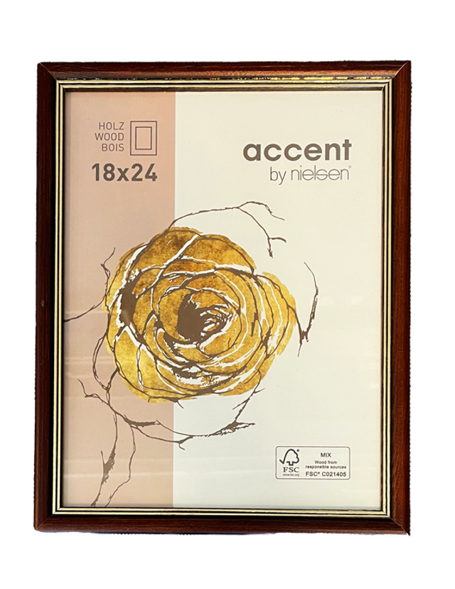 Nielsen Accent 'Ascot' in darkbrown/gold of gold