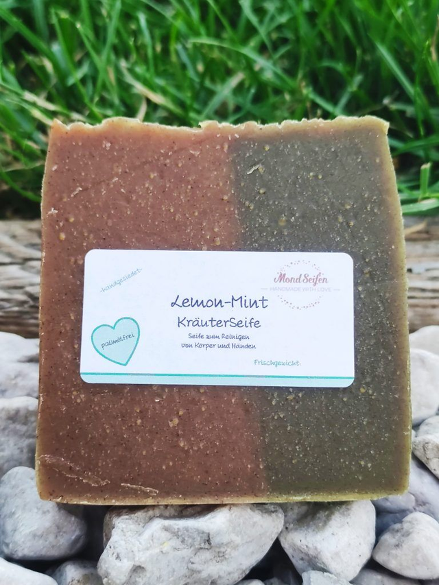 Lemon-Mint-KräuterSeife