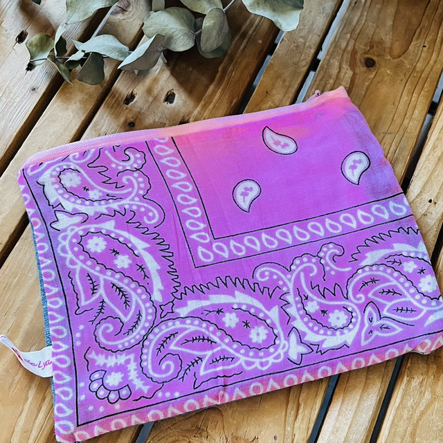 Pochette bandana / jean 