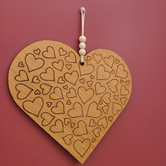 Cœur gravé petit cœur 