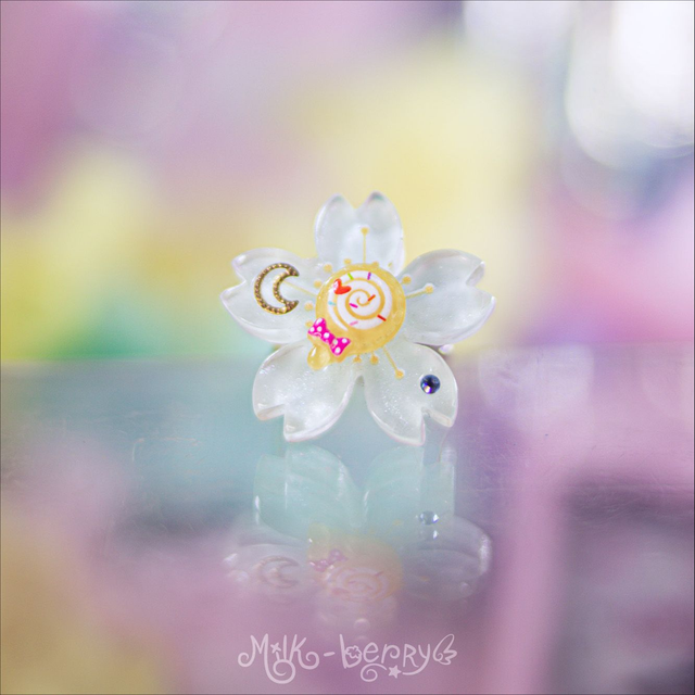 Bague Fleur de cerisier Sakura Kawaii