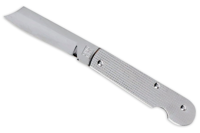 Canivete Cimo Aço Inox Total 420c Com Clip Lâmina 6,9cm