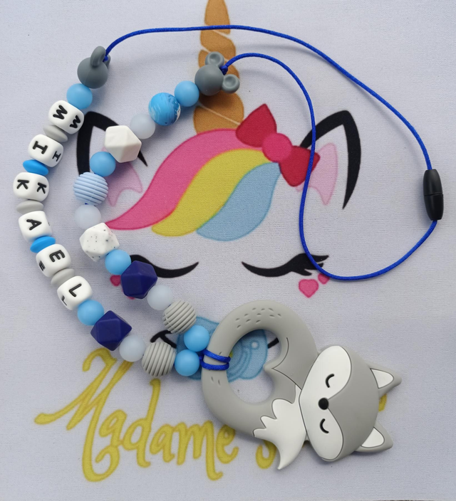 Collier à mâcher Renard