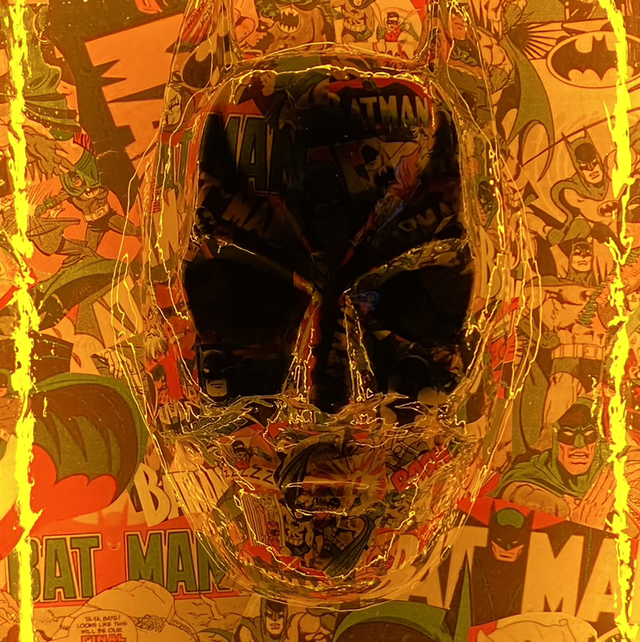 BATMAN 3d MUSK LUMINOSO