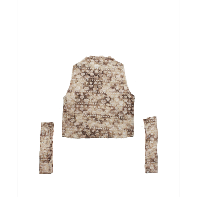 EARTHEN ELASTIC CROP TOP + GLOVES