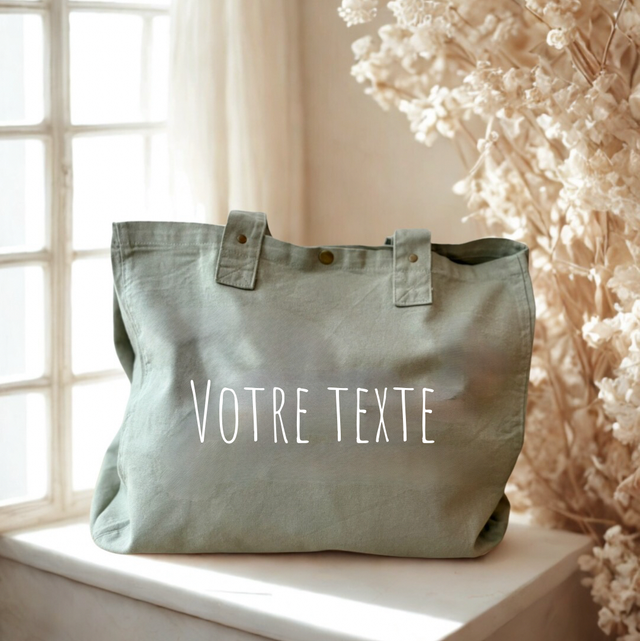 Marion le sac en coton - Personnalisable 