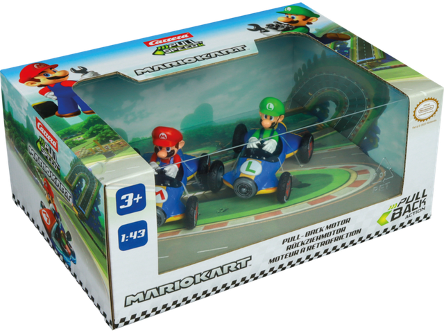Mario Kart(TM) à friction - Mach8 Twinpack Carrera 15813018 1/43