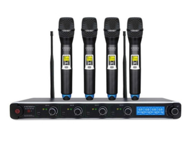 Quadruple Micro main HF  4 Micros sans fil