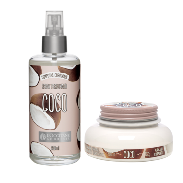 Combo Fragrância e Hidratação Coco