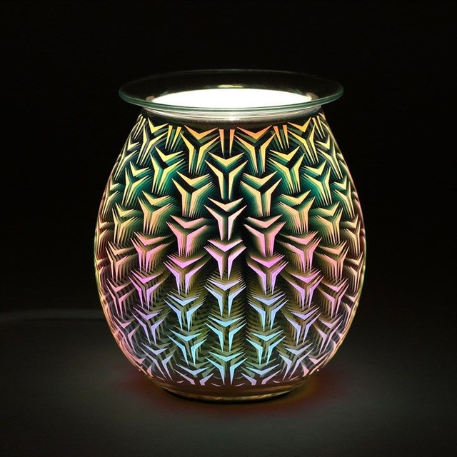 3D Geometric Light Up Electric Warmer