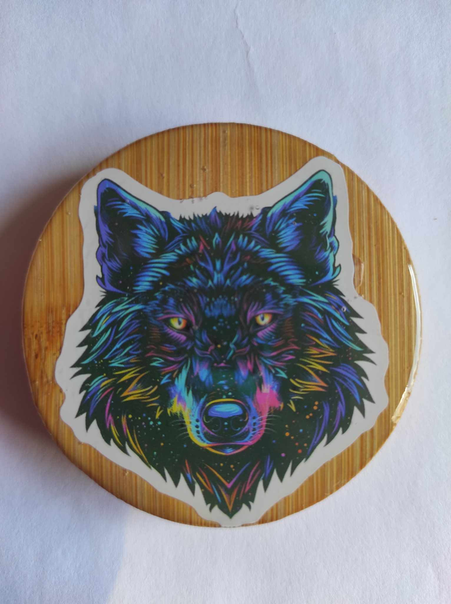 Décapsuleur Loup magnétique frigo