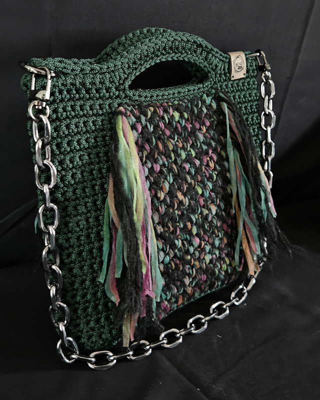 Sac porté épaule et main Amazone vert