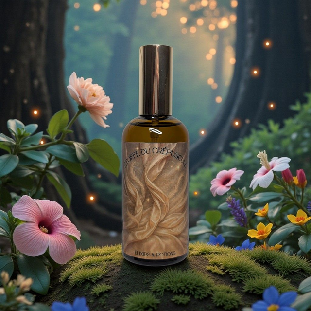 Brume d'ambiance "Etoffe du Crépuscule" (cachemire et soie)