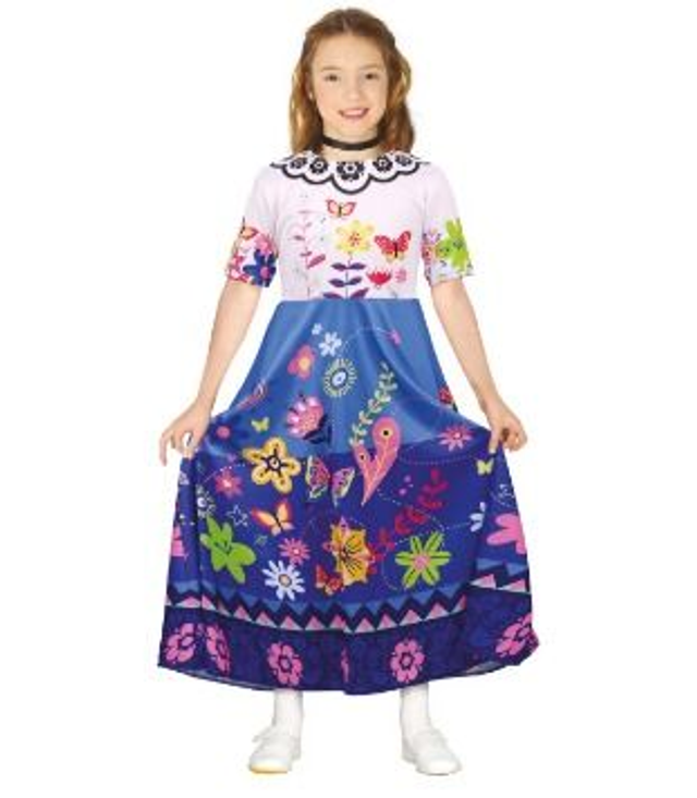 CARNEVALE , COSTUME BAMBINA  ENCANTO MIRABEL 