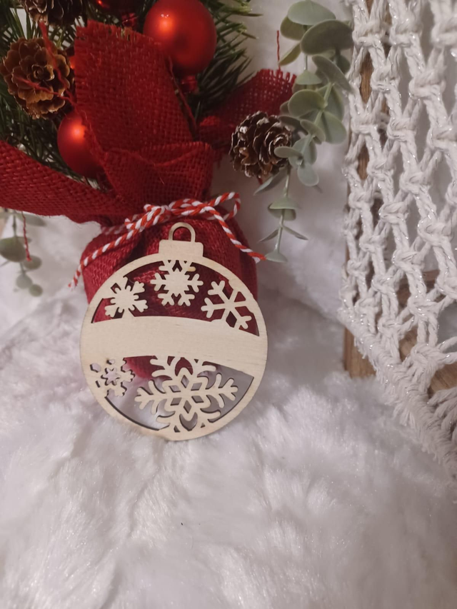 Suspension Boule flocons multiples