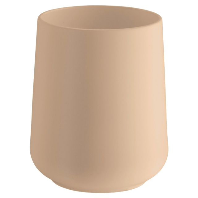 Zahnputzbecher FREE Sandfarben, Eukalyptus, Schwarz und Weiss