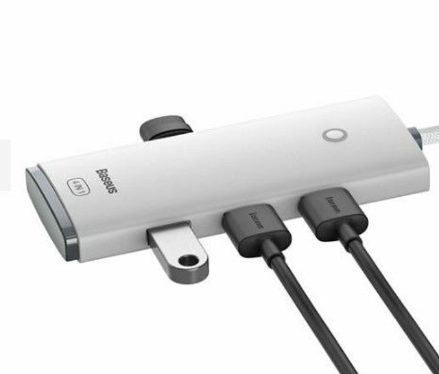 Baseus hub USB Tip-C 4xA 1xC 0.25m 