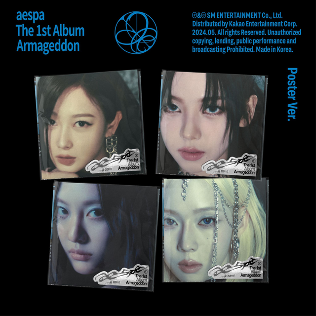 aespa - 1ST ALBUM [Armageddon] Poster Ver. [PRE-ORDER] | RANDOM