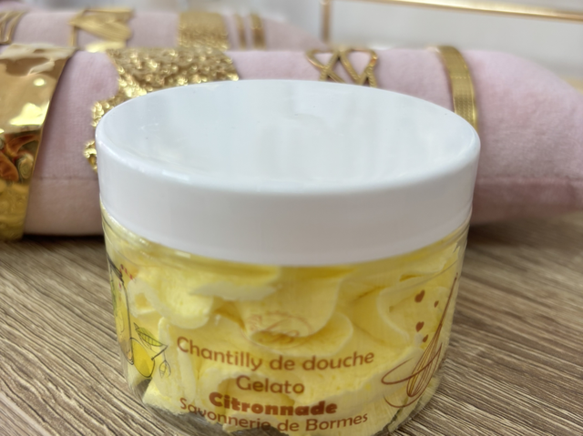 Chantilly de douche citronnade 