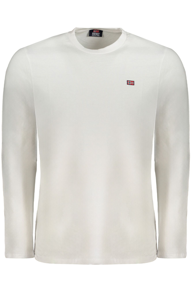 NORWAY 1963 T-SHIRT MANICHE LUNGHE UOMO BIANCO