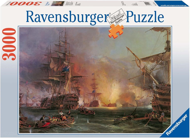 Puzzle Ravensburger  300 Pezzi -  Bombardamento di Algeri - di George Chambers 