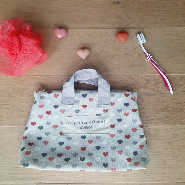 Trousse de toilette personnalisée