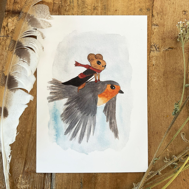 Copains pour la vie - carte postale