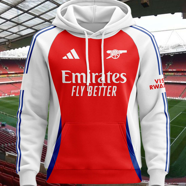 Sudadera con capucha ARSENAL  1ª equipación 24-25