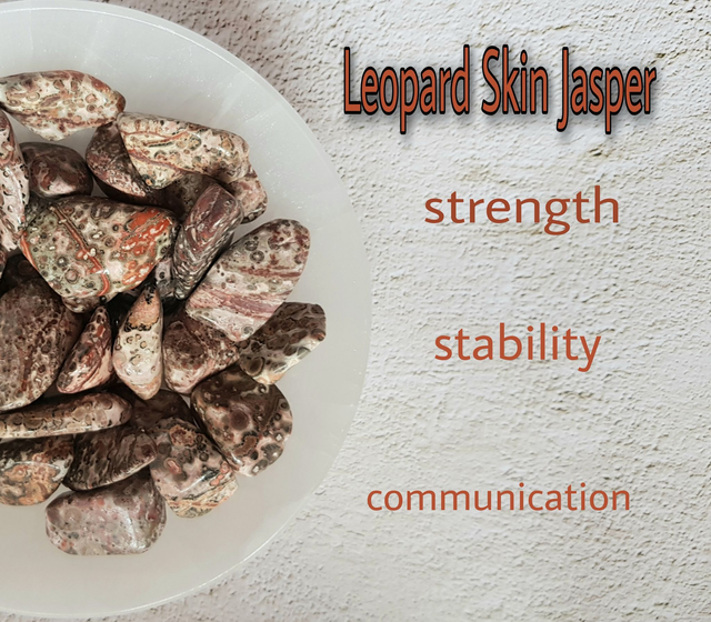 Leopardskin Jasper Tumblestone 
