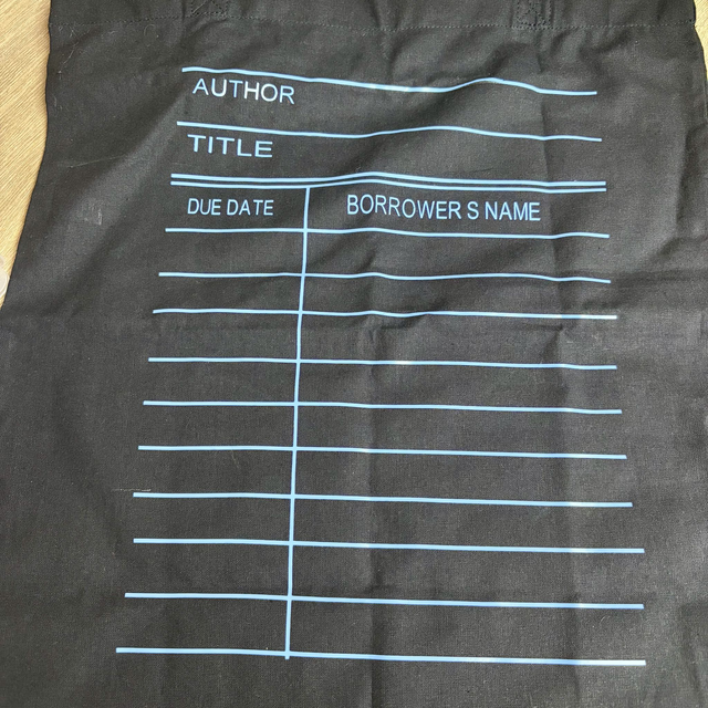 Library Check-Out Tote Bag | Old Style