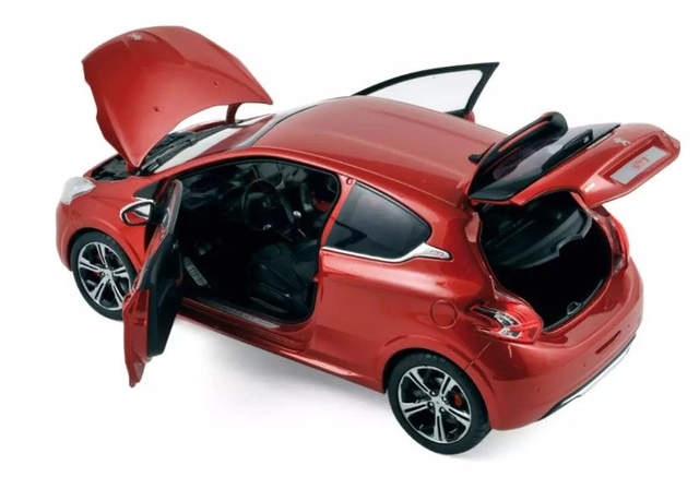 Peugeot 208 GTi 2013 Rouge Rubis Norev 184700 1/18