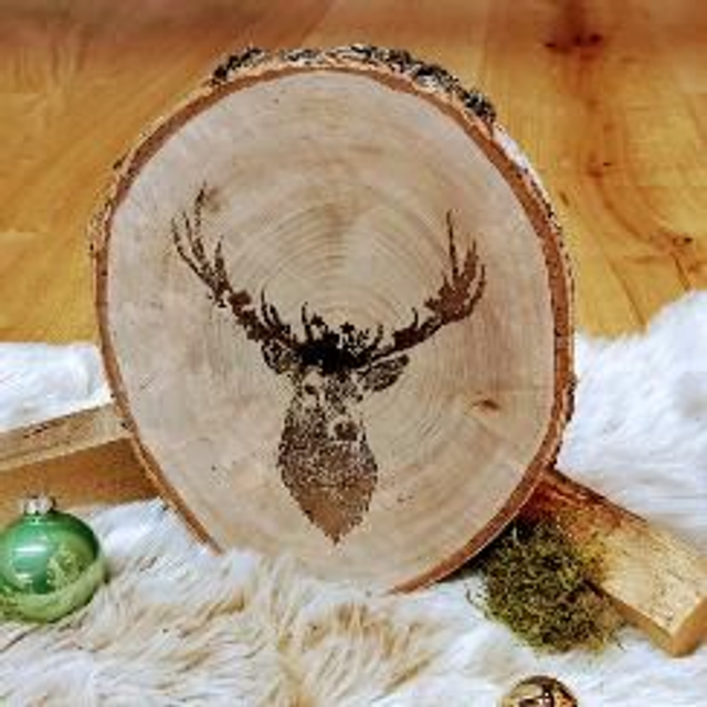 Baumscheibe Hirsch 2