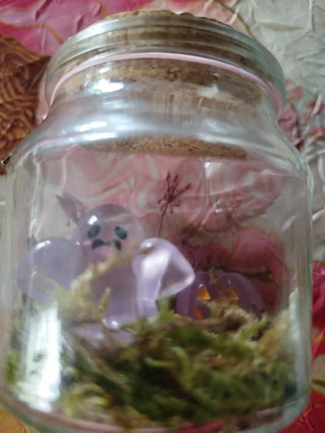 Team halloween fantôme et citrouille mauve