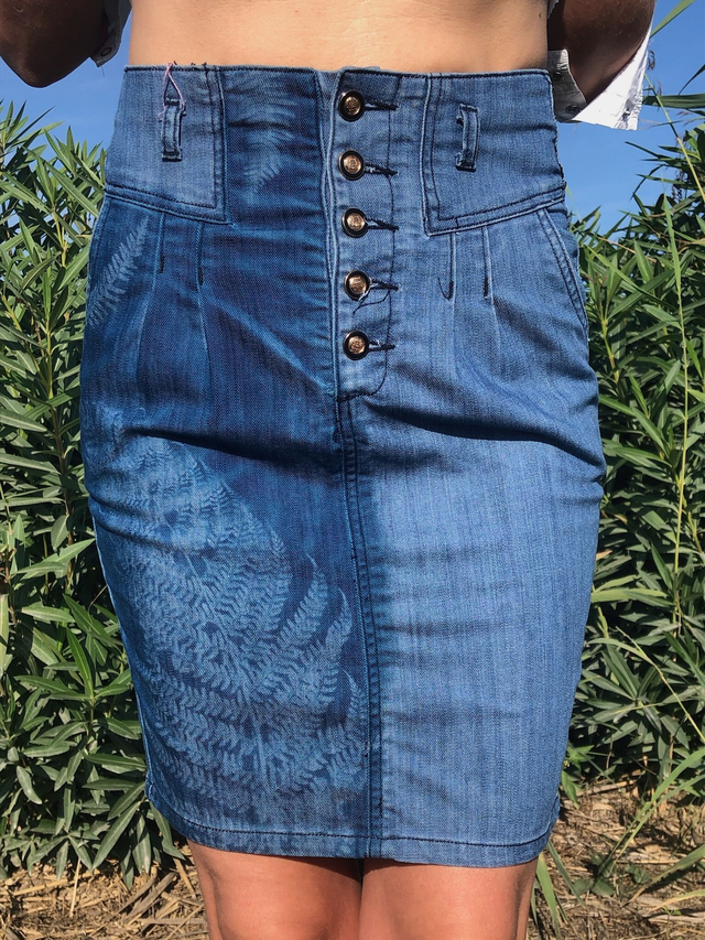 Jupe "Crayon de fougère" T38