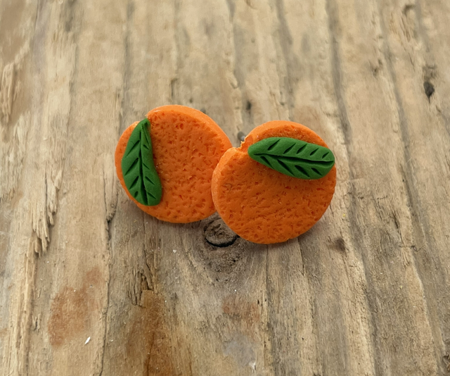 Orange studs