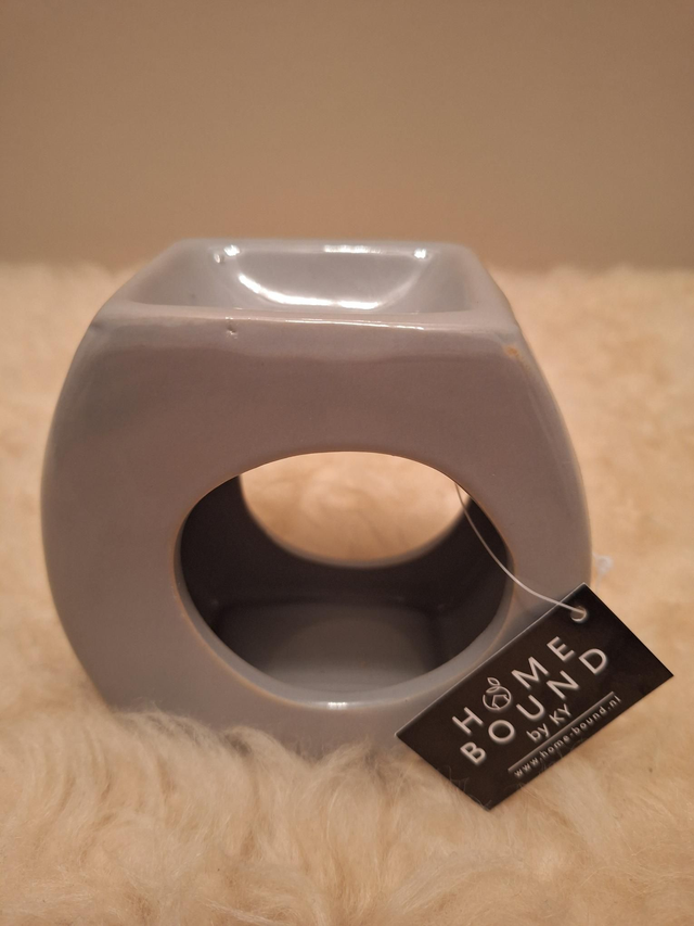 Geurbrander Oval Grijs