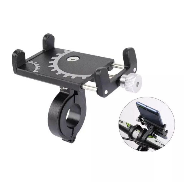 Suporte Para Celular GPS Bike Bicicleta E Moto Em Aluminio 