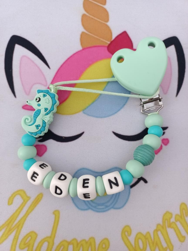 Attache tétine Hippocampe 