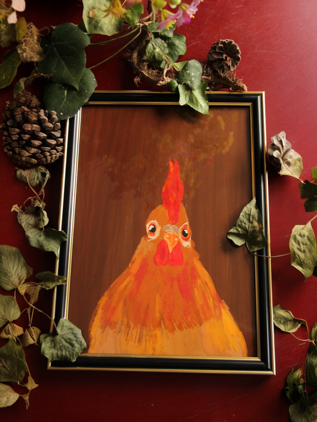 Print - &quot;Reine du Poulailler&quot;