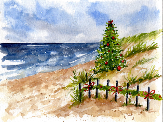 06/12 14h-16h30 CARTES DE VŒUX À L'AQUARELLE 🖌💫 45€