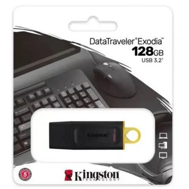 Clé mémoire USB 3.0 128Go Kingston 740617309928